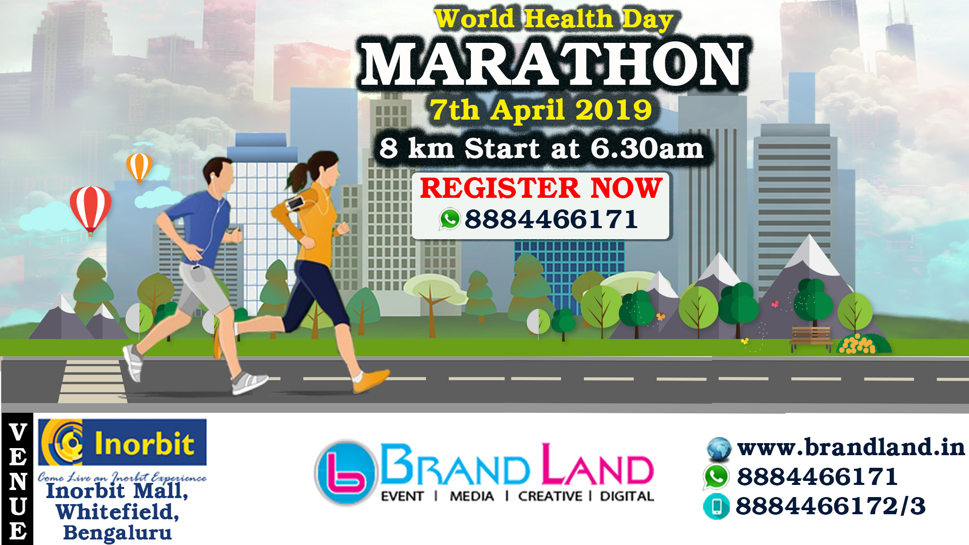 8km Marathon Inorbit Mall Bangalore Brandland