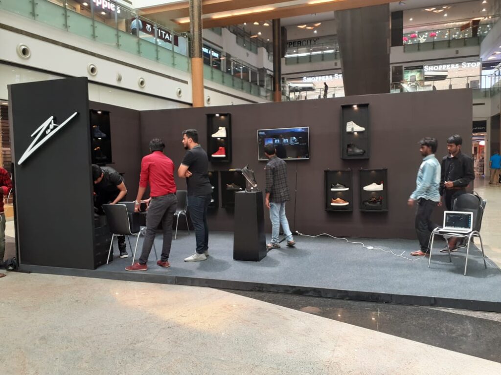 Zeeshan shoes mall activation image 5