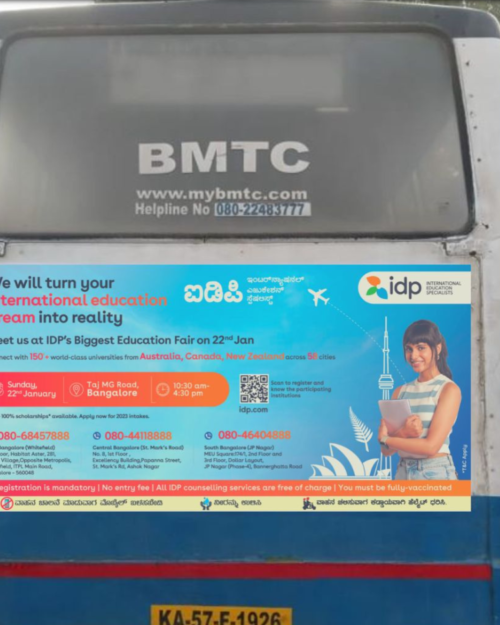 Advertising Activities in Bus Back Branding