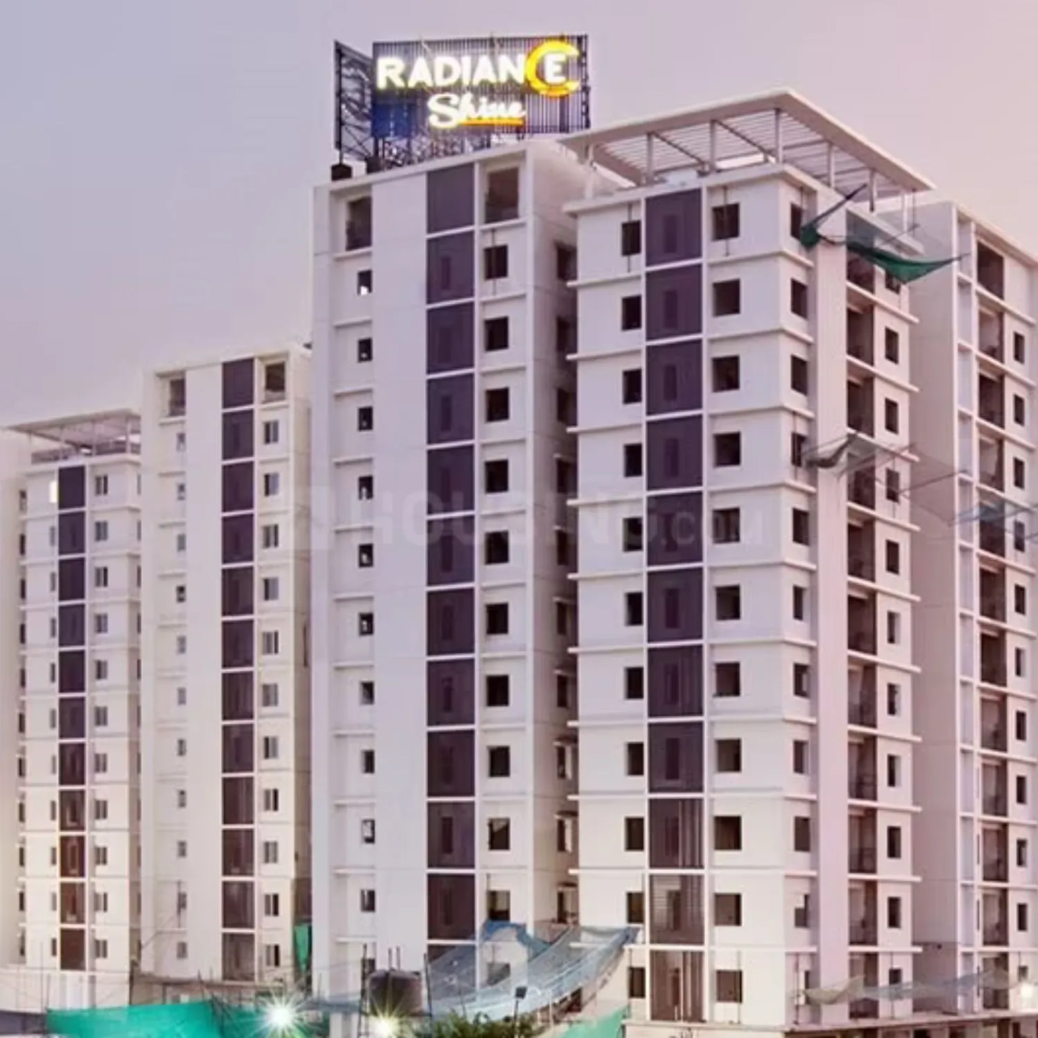 BTL activation campaign setup by BrandLand featuring large-scale outdoor branding on a multi-storey commercial building facade.