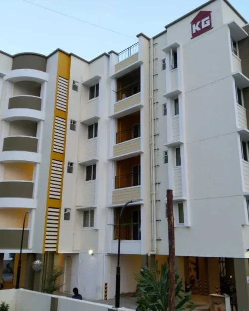 BTL activation setup by BrandLand at KG Good Fortune in Chennai with branded display and promotional installation.